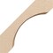 Ekena Millwork 5-inch W x 12-inch D x 12-inch H Legacy Rough Cedar Woodgrain TimberThane Knee Brace, Primed BRCUR05X12X12LECRCPR - alternate 6